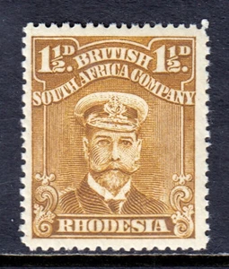 RHODESIA — SCOTT 121b (SG 206) — 1919 11⁄2d ALMIRANTE, P15 — MONTADO SIN MONTAR O NUNCA MONTADO — SCV $50+ - Imagen 1 de 2