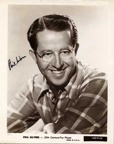 PHIL SILVERS - AUTOGRAPHED SIGNED PHOTOGRAPH Cover