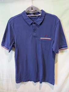 Fred Perry Slim Fit Poloshirt M dunkelblau Zipfelkragen 100% Baumwolle Mod Style - Bild 1 von 9