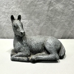 Gray Horse Figurine Vintage Woodcast Collectibles Diane Gifts 1985 - Picture 1 of 10