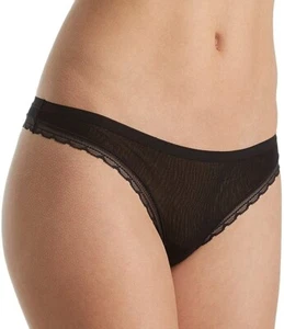 OnGossamer 252224 Women's Next to Nothing Mesh Low-Rise Thong Underwear Size M - Picture 1 of 2