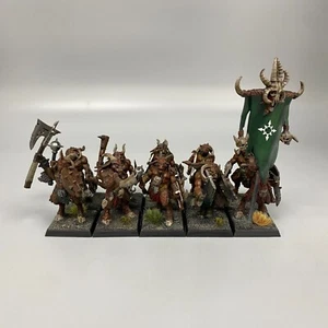 Gor Unidad Brayherds Beasts Of Chaos Warhammer Fantasy Hombres Bestia The Old - Imagen 1 de 3