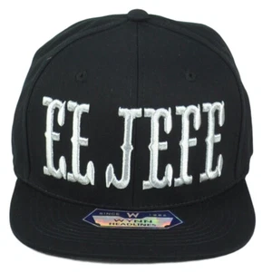 El Jefe Chapo Guzman Legend Mexico Shield Snapback Flat Bill Silver Hat Cap - Picture 1 of 4