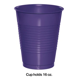 Premium Plastic Cups, 16 oz, 20 count - Picture 1 of 12