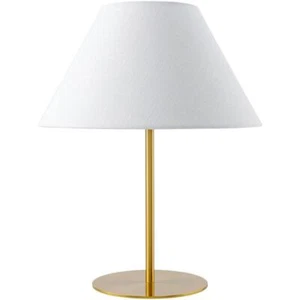 Livabliss Table Lamps Damita 20" Gold Indoor Table Lamp Bedside Durable Cylinder - Picture 1 of 2