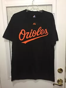 Camisa de baloncesto para hombre/unisex negra naranja Baltimore Orioles Grandes Ligas talla M - Imagen 1 de 8