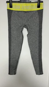 Leggings Ex GymShark Marca Flessibili Bassa Carbone Marle Taglia Media - Foto 1 di 5