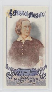 2012 Topps Allen & Ginter's Musical Masters Minis Franz Liszt #MM-12