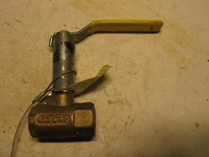 NUOVA APOLLO 70-103-04 COLLO ESTESO 1/2" NPT VALVOLA A SFERA BRONZO 600WOG P9027 - Foto 1 di 6