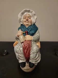 Wood and Sons "Mrs. Gamp" Charles Dickens Toby Krug Vintage 1980 Made England - Bild 1 von 8