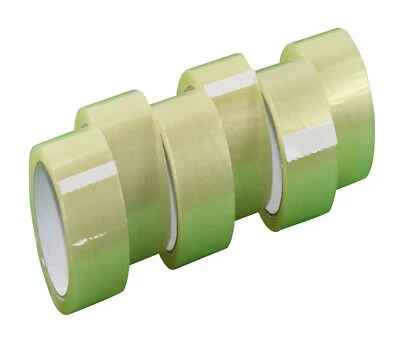 KODIAKSHOP24 6 Rollen Klebeband Paketband je 48mm x 66m Verpackungsband Packband transparent