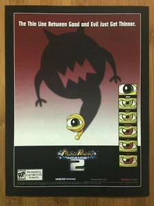 Monster Rancher Advance 2 GBA 2002 Poster Vintage Pubblicità Stampa Arte Promo Ufficiale - Foto 1 di 2