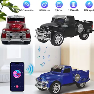 Retro Car Toy Ride 1953 Truck Bluetooth Speaker FM RechargeableBattery Audio Box - Picture 1 of 13