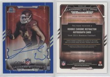 2015 Bowman Chrome Blue Refractor /99 Leonard Williams #RCRA-LW Rookie Auto RC