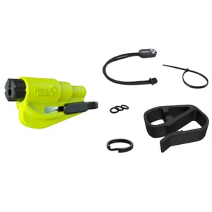Resqme neongelb mit Visier Clip zum Anbringen eines Resqme Tools im Auto - Bild 1 von 8