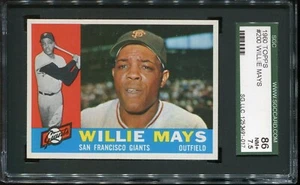 1960 Topps Baseball # 200 Willie Mays (NM+) Near Mint Plus SGC 7.5 - Picture 1 of 2
