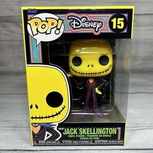 FUNKO POP! Nightmare Before Christmas Jack Skellington #15 Disney Black Light - Picture 1 of 7