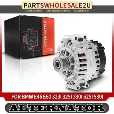 Alternador para BMW 323i 325xi 330i 525xi 530xi 2006-2007 2.5L 3.0L 170A 12V CW Foto 1 de 4