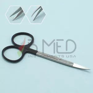 OR Grade Iris Scissors Super-Cut Serrated 4.5" Curved Surgical Instruments - Picture 1 of 12