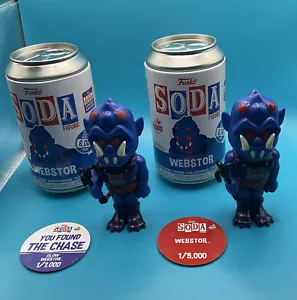 Funko Soda Masters Of The Universe Webstor Chase & Common Bundle Internazionale - Foto 1 di 4