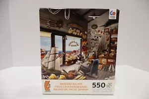 Ceaco Weekend Escape by Hiro Tanikawa 550 Piece Bait Fishing Shop Puzzle - Picture 1 of 6