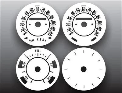 Medidores de cara blanca para Oldsmobile Cutlass Supreme 1968-1969 Foto 1 de 4