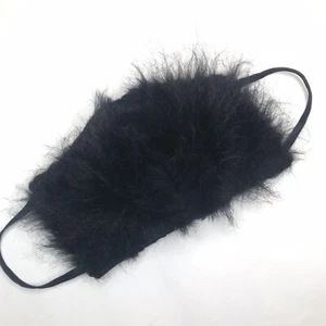 Schwarzes Monsterfell Gesichtsmaske Katze Halloween Kostüm Tier Fuzzy Hund Bär Herren Psy - Bild 1 von 8