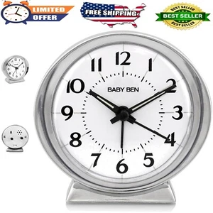 Classic Baby Ben Alarm Clock 1964 Design - Loud High-Volume Alarm, Battery Op... - Picture 1 of 8