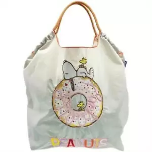 Ball and Chain Embroidered bags M size Snoopy Collaboration Gray Limited Japan - Picture 1 of 1