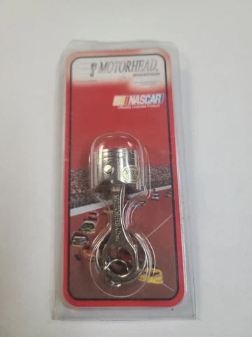 Motorhead Piston Keychain NASCAR  New in Sealed Package Cover
