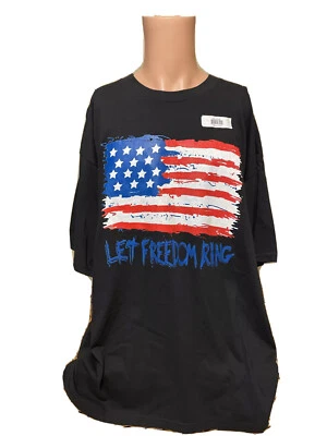NUEVA Camisa Anillo Vintage Años 90 LEE SPORT EE. UU. Bandera Americana Let Freedom Talla 2XL Foto 1 de 4