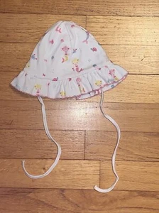 Cappello con volant a sirena Kissy Kissy taglia small 0-3-6 mesi nuovo senza etichette - Foto 1 di 5