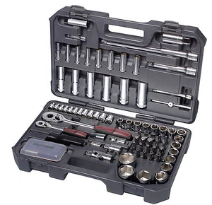 KRAFTWERK 1031 Estuche de llaves de vaso 1/2" + 1/4" Juego 115 piezas Caja de herramientas 1A - Imagen 1 de 1