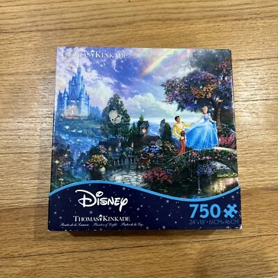 Nuevo Thomas Kinkade Disney Dreams Collection Pintor de Luz 750 Piezas Cenicienta Foto 1 de 4