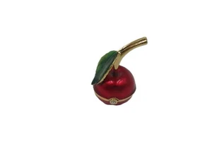 ESTEE LAUDER RED CHERRY BEAUTIFUL SOLID PERFUME COMPACT 2001 FULL - Picture 1 of 6