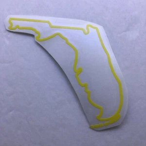 Florida Outline Logo Die Cut Vinyl Sticker Decal High Quality Florida Pride USA - Picture 1 of 3