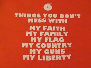 Kool Funny T-Shirt; "6 Things You Don't Mess With..."; Size 2XL! VG Condition. - Picture 1 of 2
