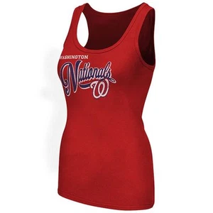 Camisa sin mangas Washington Nationals MLB G-II para mujer Nueva con etiquetas talla grande $29 - Imagen 1 de 1