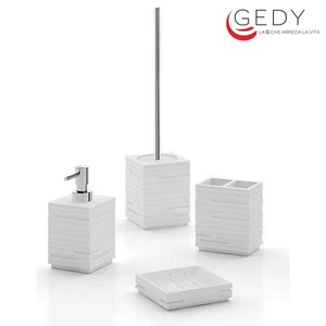 Set 4 accessori design Quadrotto Bianco GEDY - Imagen 1 de 1