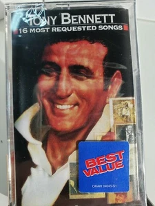 Tony Bennett 16 Most Requested Songs Cassette Tape 1986 Bran New - Picture 1 of 2