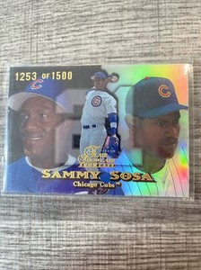 1999 Flair Showcase SAMMY SOSA Row 2 Showpiece Parallel #1253/1500 *YSC*⚾️