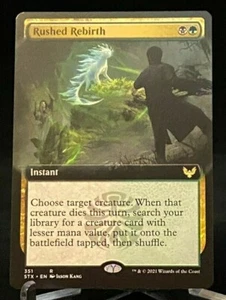 MTG Magic the Gathering Strixhaven Extended Art Rinascita affrettata - Raro - Foto 1 di 1