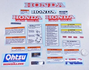Honda FL 400R FL400R FL400 Pilot Body Frame Motor Shocks Decal Sticker Mark Set - Picture 1 of 7