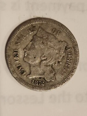 1872 three 3 Cent Nickel - Image 1 of 4