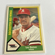 1990 CMC International League Leo Gomez #10- Rochester Red Wings-Minor League-