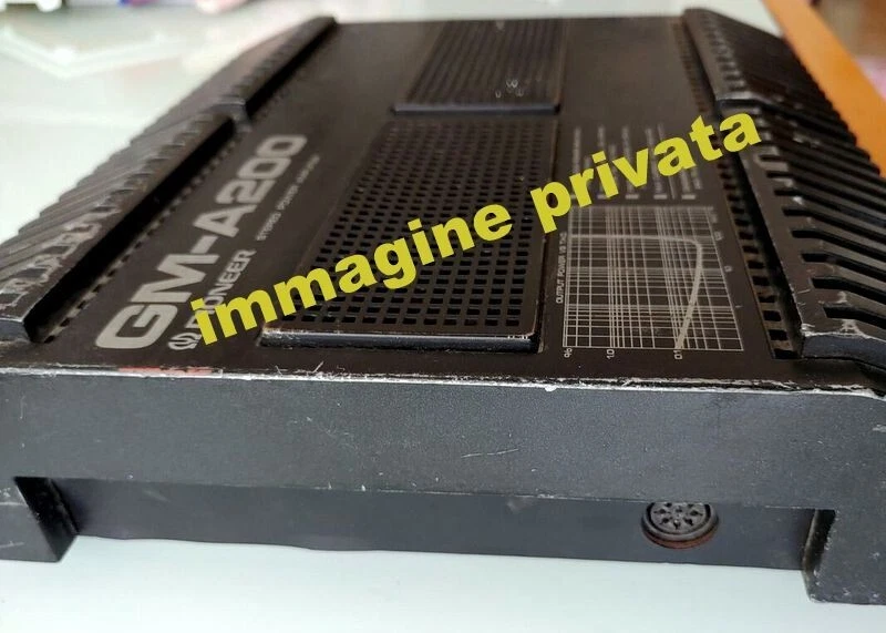 AMPLIFICATORE PIONEER GMA 200 - 2X150 WATT 4 OHM PERFETTO+CAVO DIN 8 POLI - Immagine 1 di 1