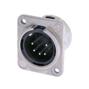Neutrik NC5MDM3-L-1 5-Pin XLR Male, Solder Cups, Nickel with M3 Threaded Mountin - Picture 1 of 1