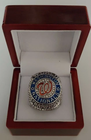 Stephen Strasburg - 2019 Washington Nationals World Series Ring With Display Box Cover