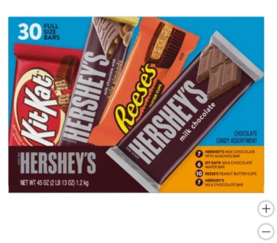 Hershey's Chocolate Variety Pack - 30 unidades - NUEVO en la caja - Envío gratuito Foto 1 de 4