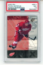 PAVEL DATSYUK 2000 Upper Deck SPx Rookie Redemption RC PSA 7.5 DETROIT RED WINGS